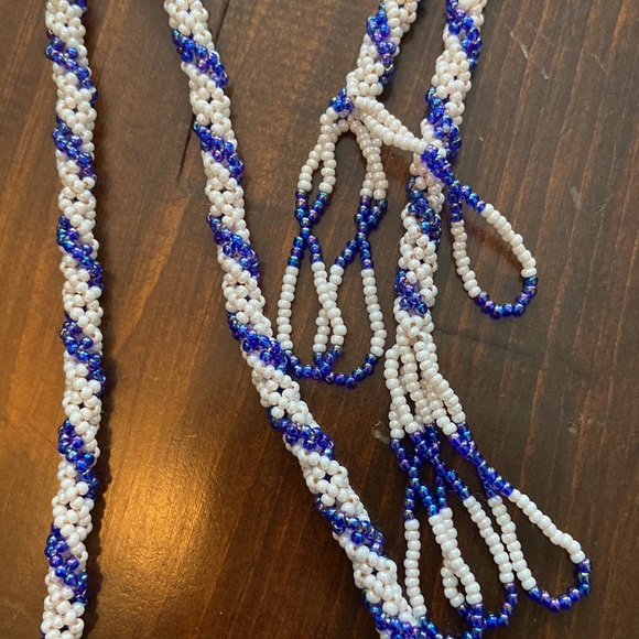 Vintage hand-crafted beaded bolo - Picture 4 of 6